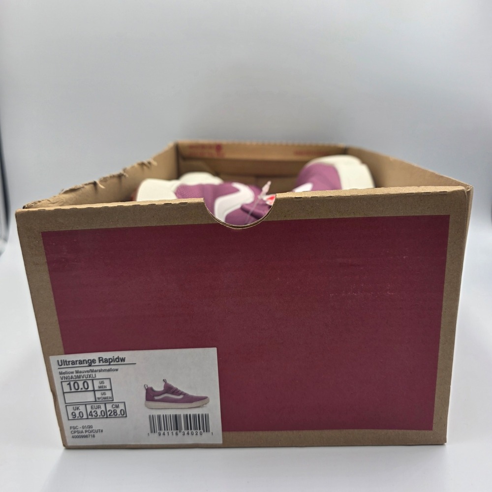Vans UltraRange Rapidweld Mens 10 Mellow Mauve Marshmallow New - Picture 8 of 8